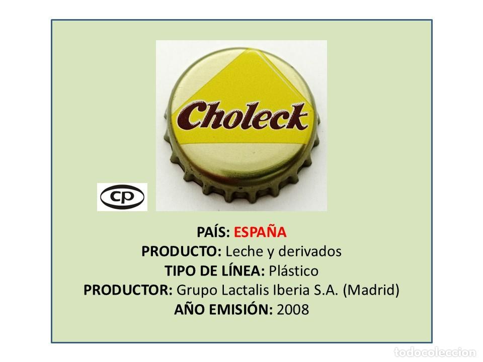 Otras Botellas y Bebidas Antiguas de colecci&oacute;n: TAPON CORONA CAPSULA CHAPA BATIDO CHOLECK (ESPA&Ntilde;A)