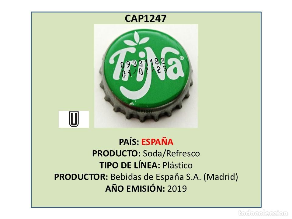 Otras Botellas y Bebidas Antiguas de colecci&oacute;n: TAPON CORONA CAPSULA CHAPA SODA/REFRESCO TRINA (ESPA&Ntilde;A)