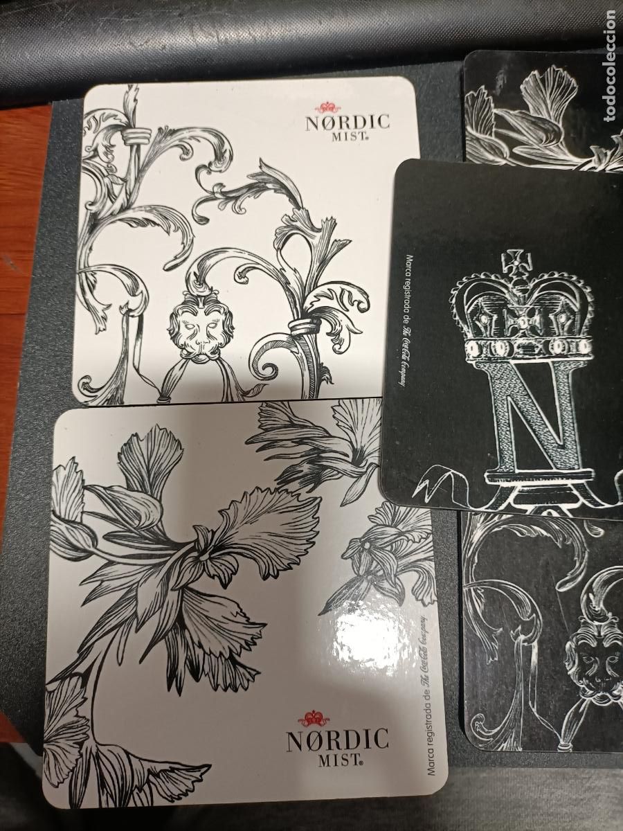 Otras Botellas y Bebidas Antiguas de colecci&oacute;n: SET DE 5 POSAVASOS PUBLICIDAD NORDIC MIST