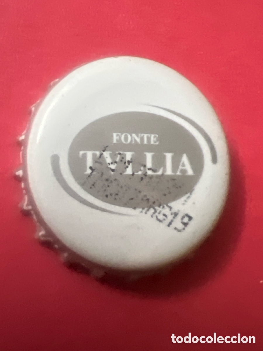 Otras Botellas y Bebidas Antiguas de colecci&oacute;n: T4/X46/F6. CHAPA AGUA - Fonte Tvllia - ITALIA