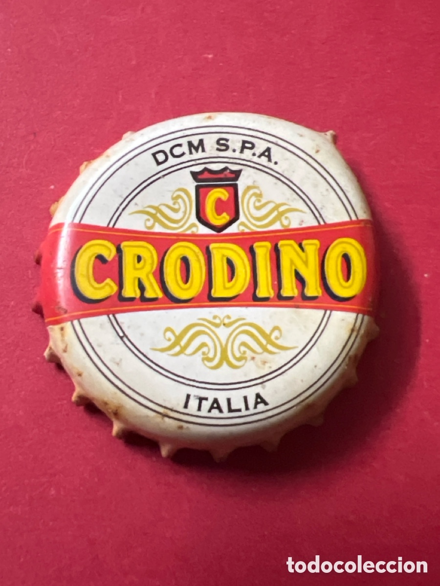 Otras Botellas y Bebidas Antiguas de colecci&oacute;n: T4/X41/J4. CHAPA SODA/ REFRESCO - Crodino Rosso DCM S.P.A. Italia