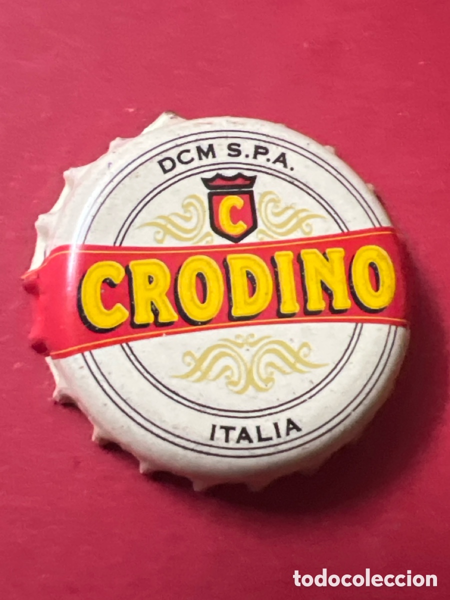Otras Botellas y Bebidas Antiguas de colecci&oacute;n: T4/X41/J5. CHAPA SODA/ REFRESCO - Crodino Rosso DCM S.P.A. Italia