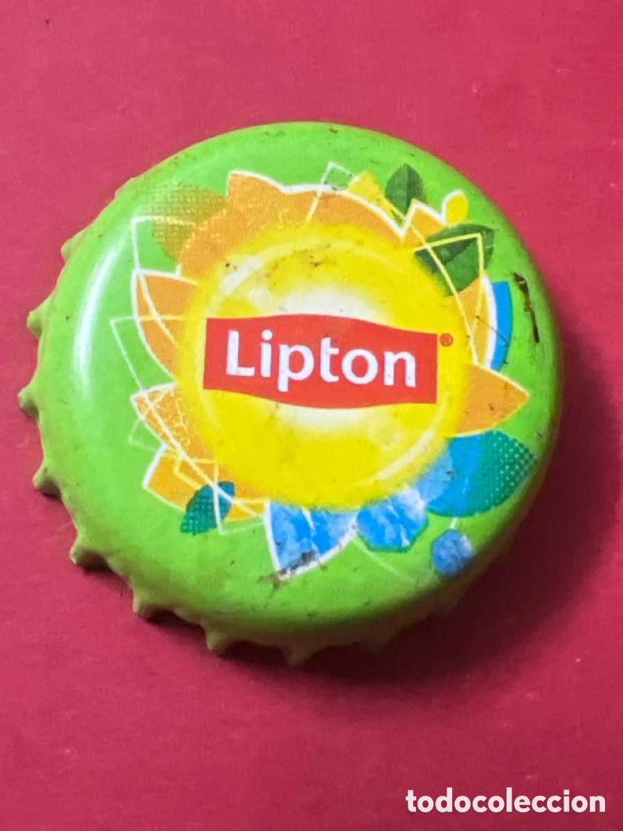 Otras Botellas y Bebidas Antiguas de colecci&oacute;n: T4/X41/J6. CHAPA REFRESCO/SODA. Lipton
