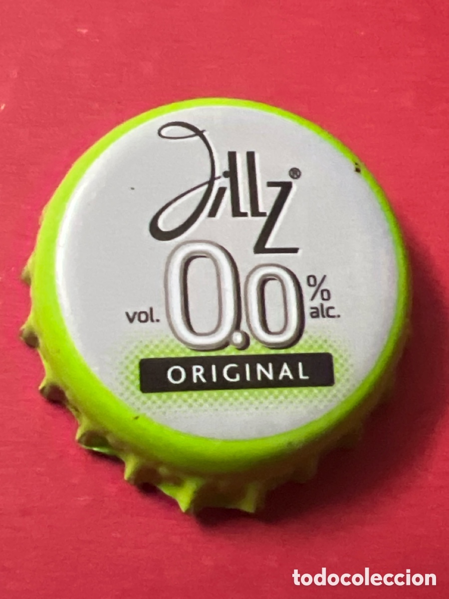 Otras Botellas y Bebidas Antiguas de colecci&oacute;n: T4/X41/M2. CHAPA SIDRA Jillz Original vol. 0,0% alc.
