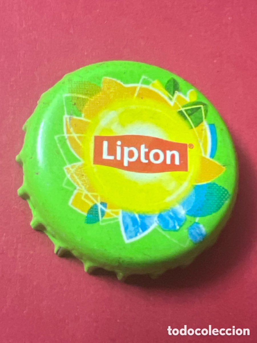 Otras Botellas y Bebidas Antiguas de colecci&oacute;n: T4/X41/P5. CHAPA REFRESCO/SODA. Lipton