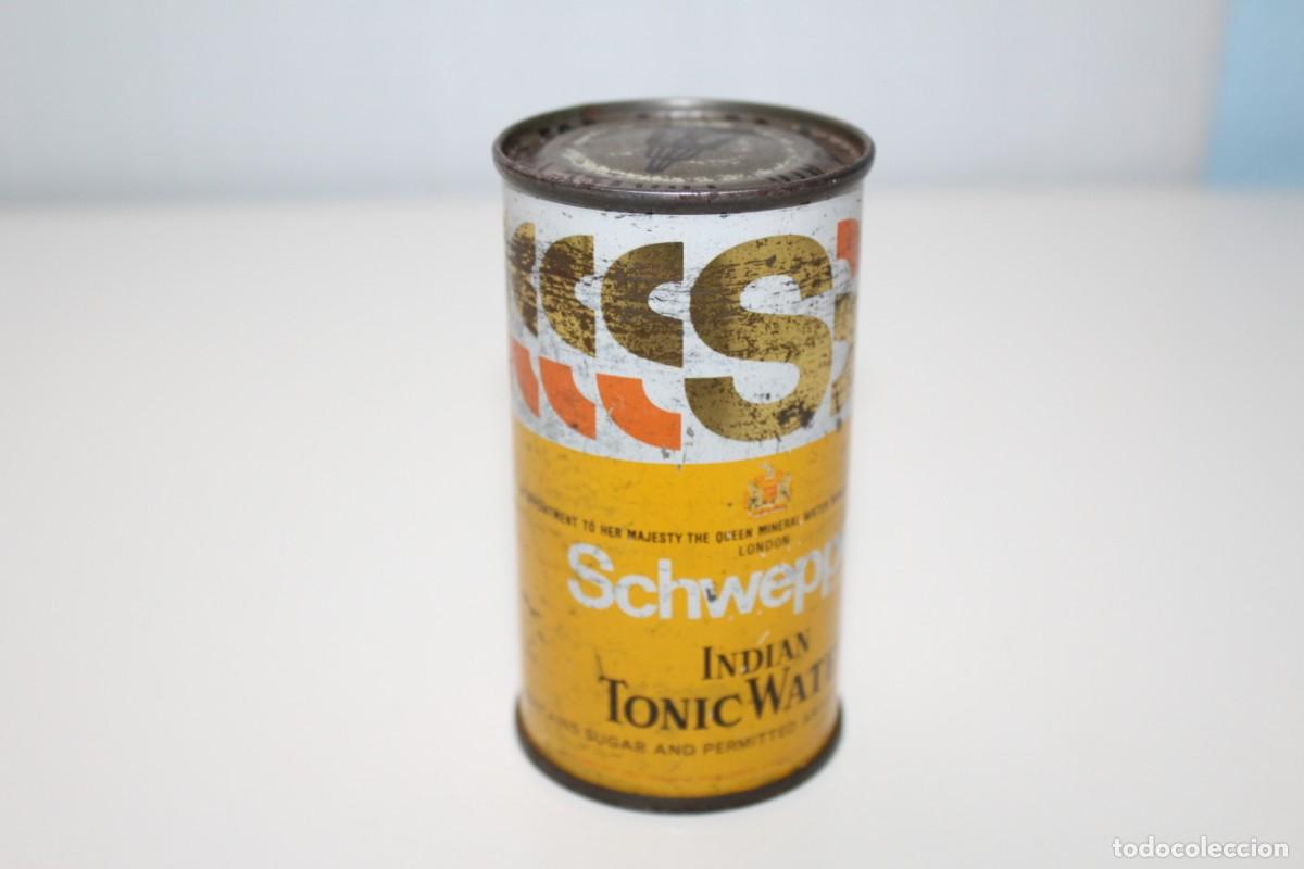 Otras Botellas y Bebidas Antiguas de colecci&oacute;n: ANTIGUA LATA O BOTE ANTIGUO DE SCHWEPPES