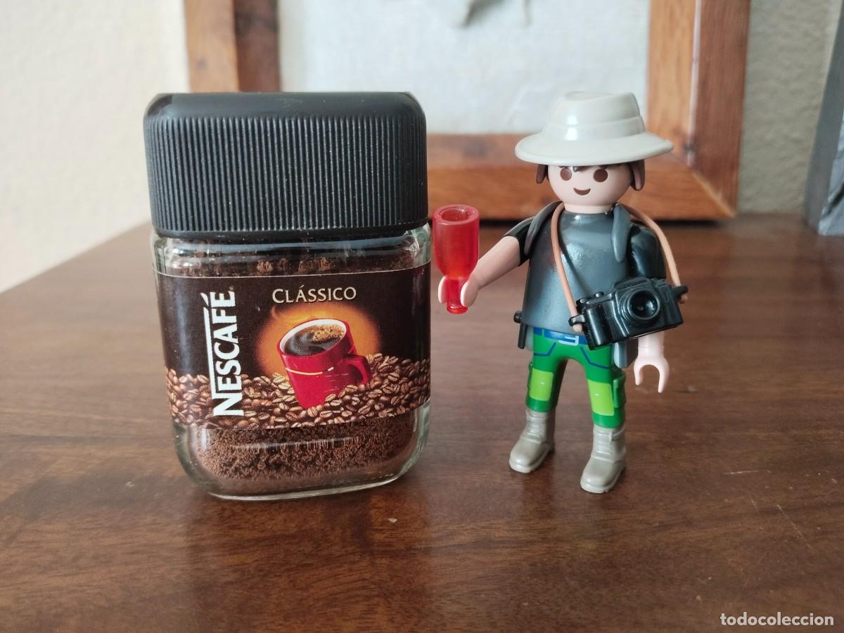 Otras Botellas y Bebidas Antiguas de colecci&oacute;n: Diminuto Tarro de Nescaf&eacute; formato comercial raro. 25 gramos. 7,5 cm.