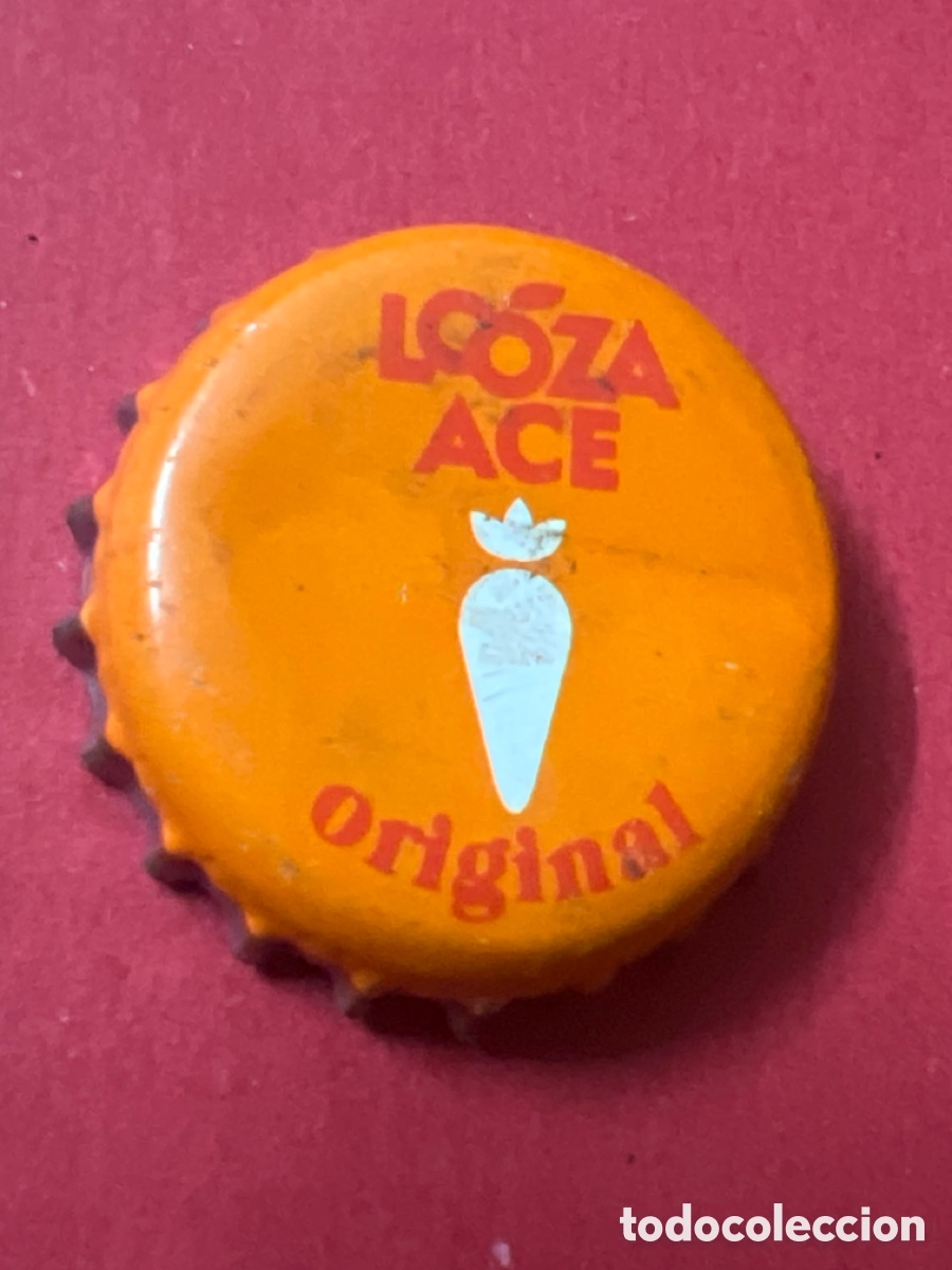 Otras Botellas y Bebidas Antiguas de colecci&oacute;n: T4/X48/O1. CHAPA - Bebida de frutas u hortalizas - Looza ACE original