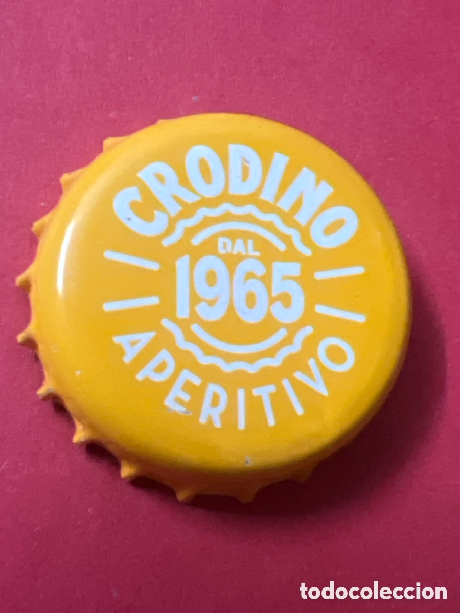 Otras Botellas y Bebidas Antiguas de colecci&oacute;n: T4/X59/D2. TAPON CORONA CAPSULA CHAPA SODA/REFRESCO CRODINO APERITIVO (ITALIA)