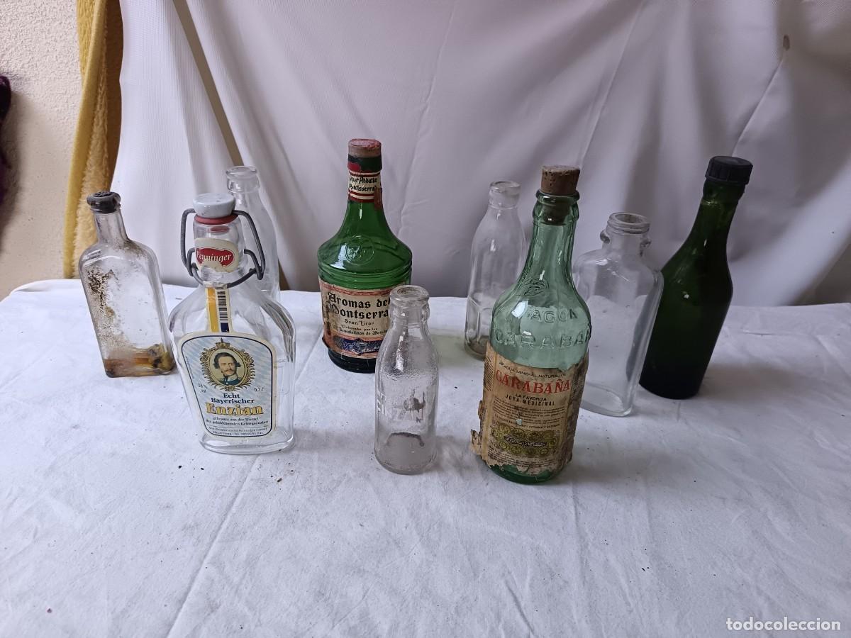 Otras Botellas y Bebidas Antiguas de colecci&oacute;n: Colecci&oacute;n de Antiguas Botellas de Cristal, varias marcas y a&ntilde;os, a clasificar, vac&iacute;as