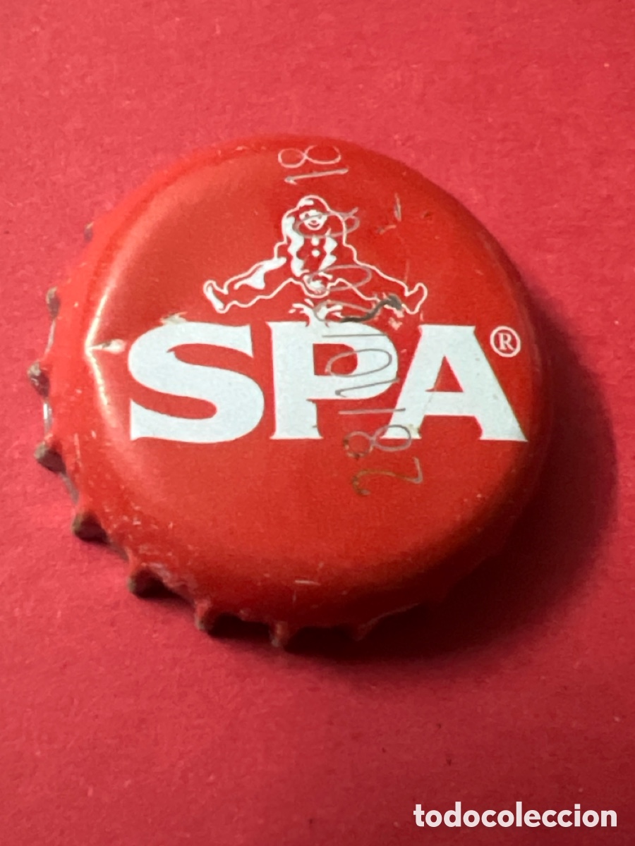 Otras Botellas y Bebidas Antiguas de colecci&oacute;n: T4/X60/A3. TAPON CORONA CAPSULA CHAPA AGUA SPA (B&Eacute;LGICA)