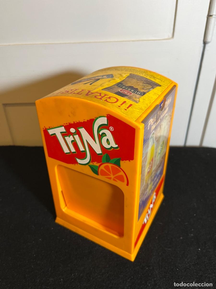 Otras Botellas y Bebidas Antiguas de colecci&oacute;n: Servilletero TriNa Naranja Frit Ravich publicidad bar vintage a&ntilde;os 90 Puvensa Sevilla