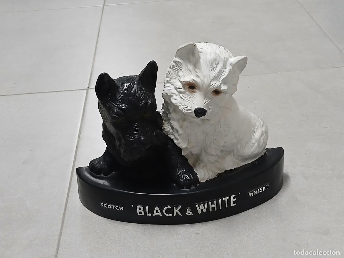Otras Botellas y Bebidas Antiguas de colecci&oacute;n: Publicidad. Perros Black and White scotch whisky