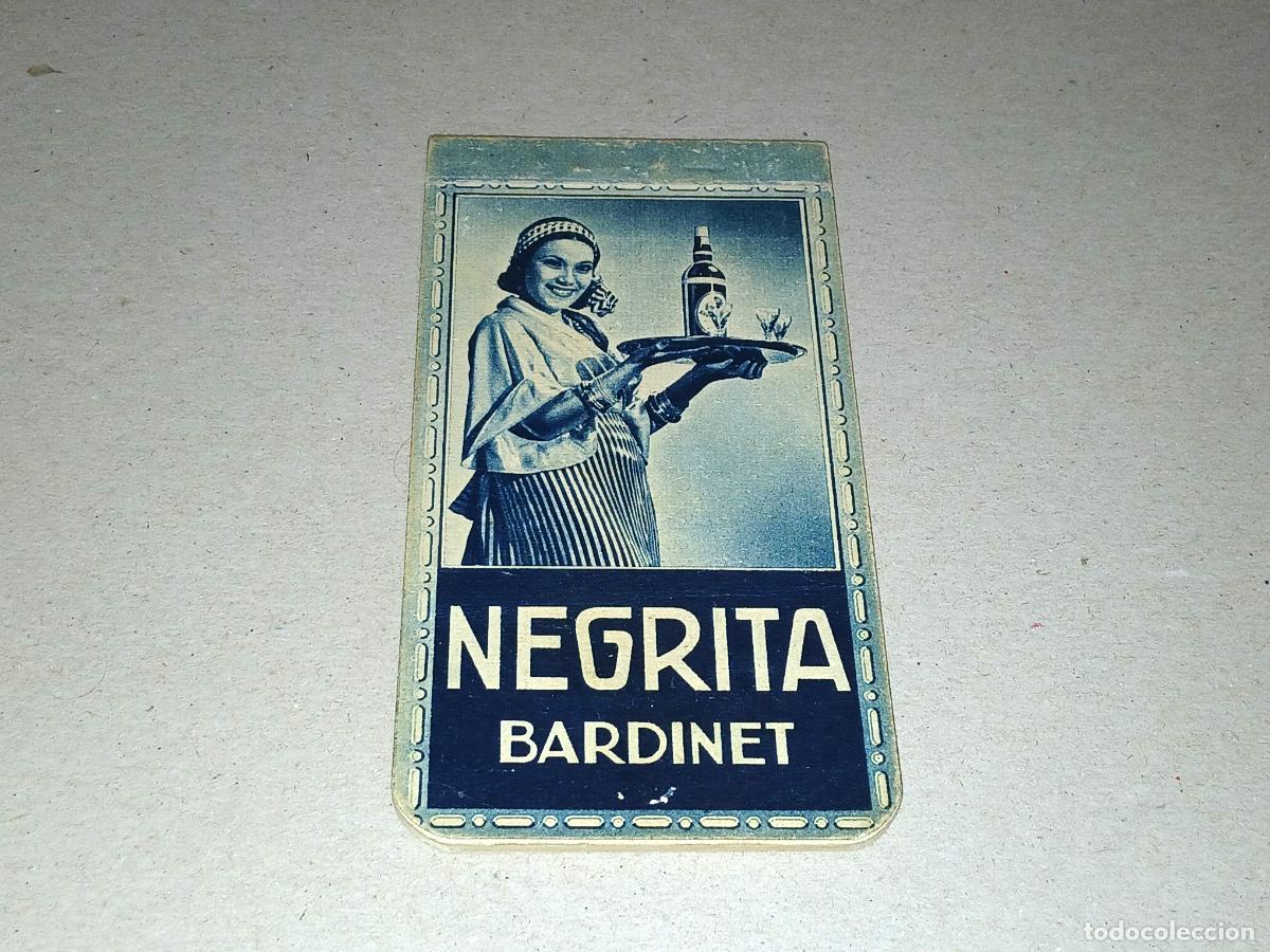 Otras Botellas y Bebidas Antiguas de colecci&oacute;n: Publicidad. Libreta Ron Negrita Bardinet, a&ntilde;os 30-40