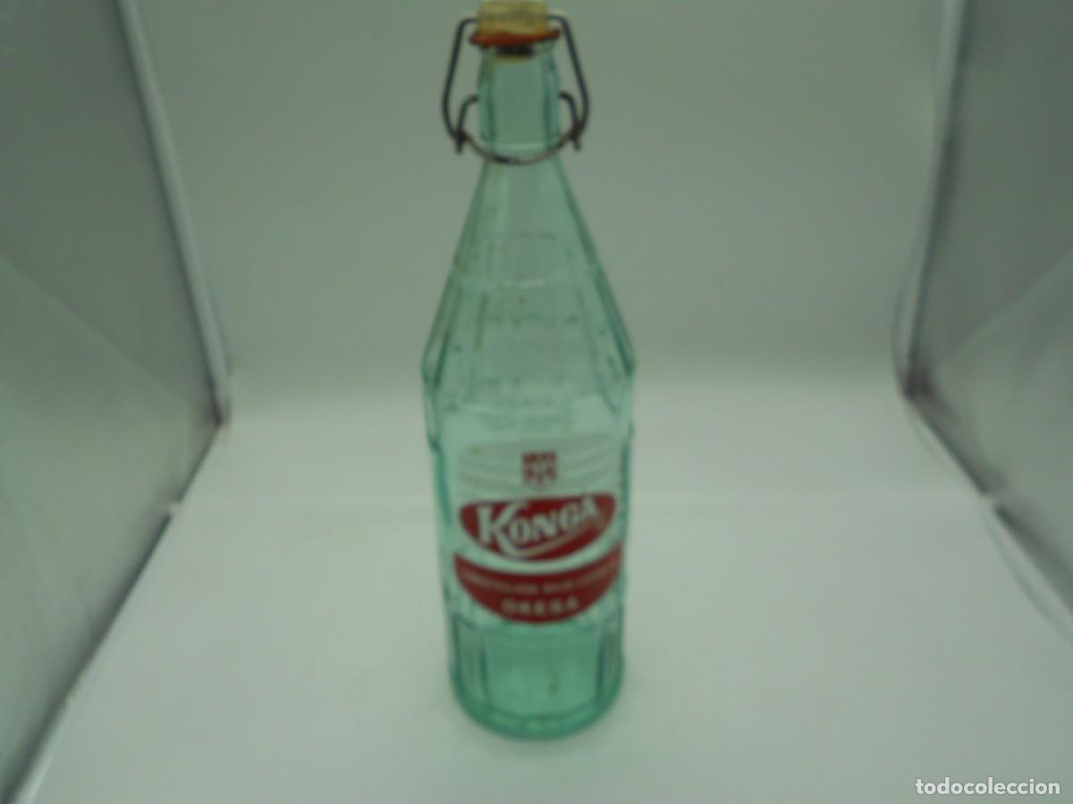 Otras Botellas y Bebidas Antiguas de colecci&oacute;n: botella konga necesita repasar