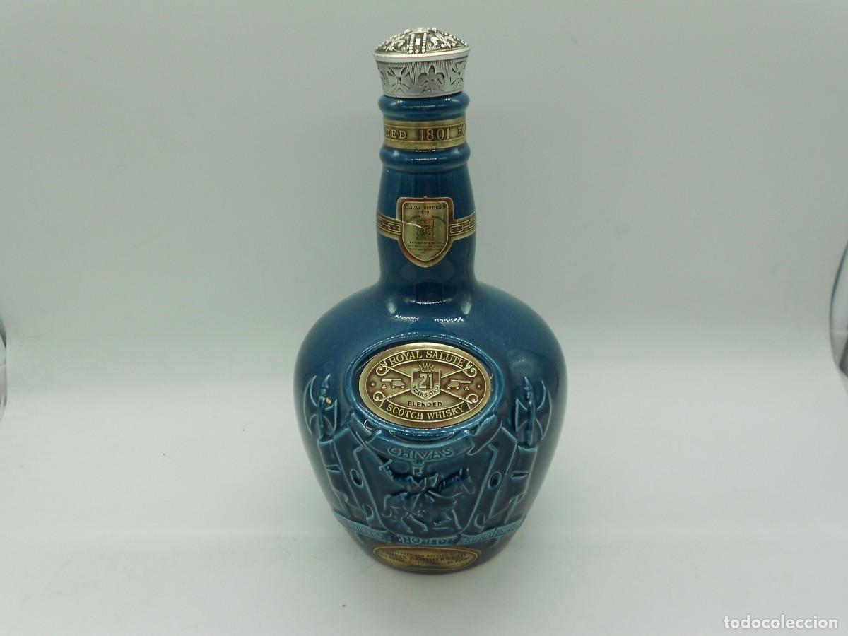 Otras Botellas y Bebidas Antiguas de colecci&oacute;n: botella chivas vacia corcho partido muy bonita