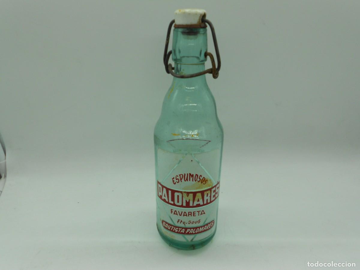 Otras Botellas y Bebidas Antiguas de colecci&oacute;n: botella palomares de medio litro necesita repasar limpieza