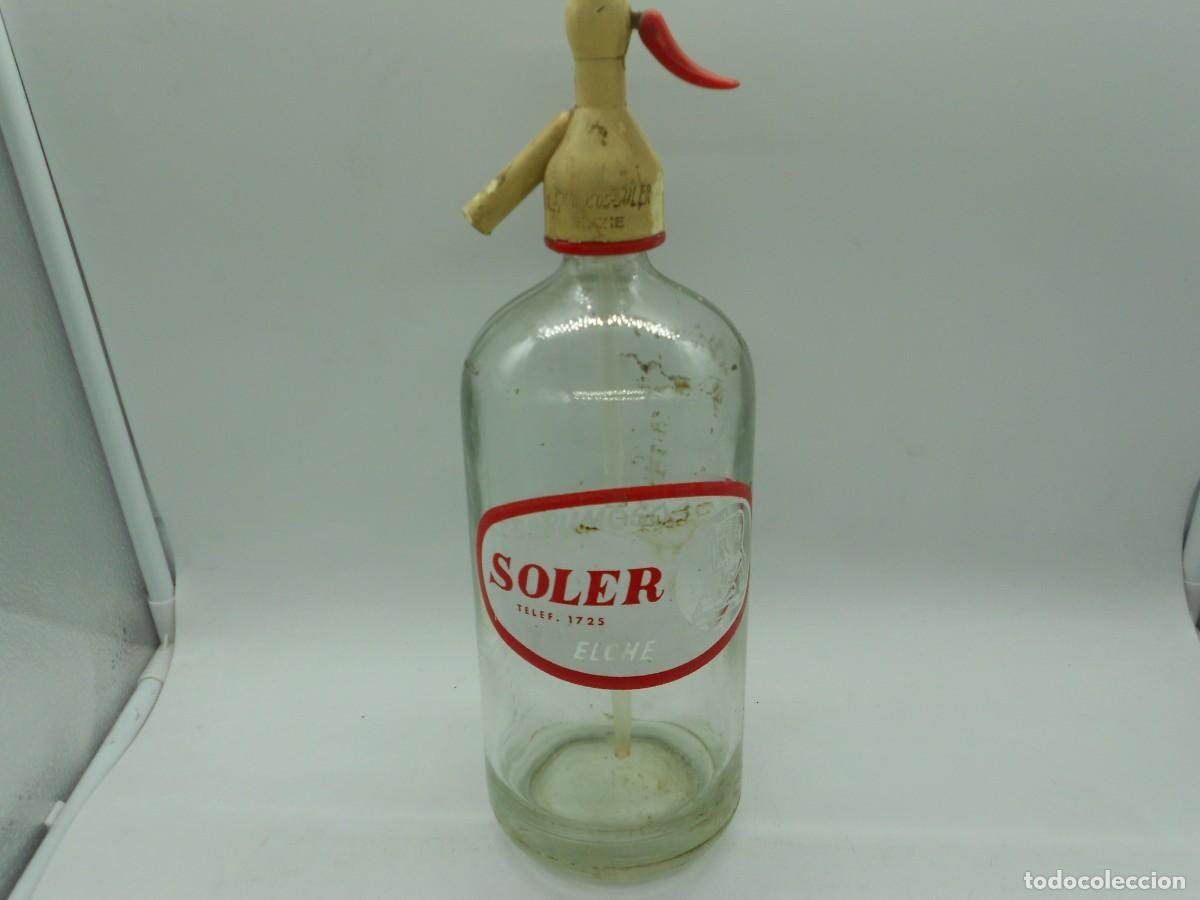 Otras Botellas y Bebidas Antiguas de colecci&oacute;n: sifon soler necesita repasar limpieza