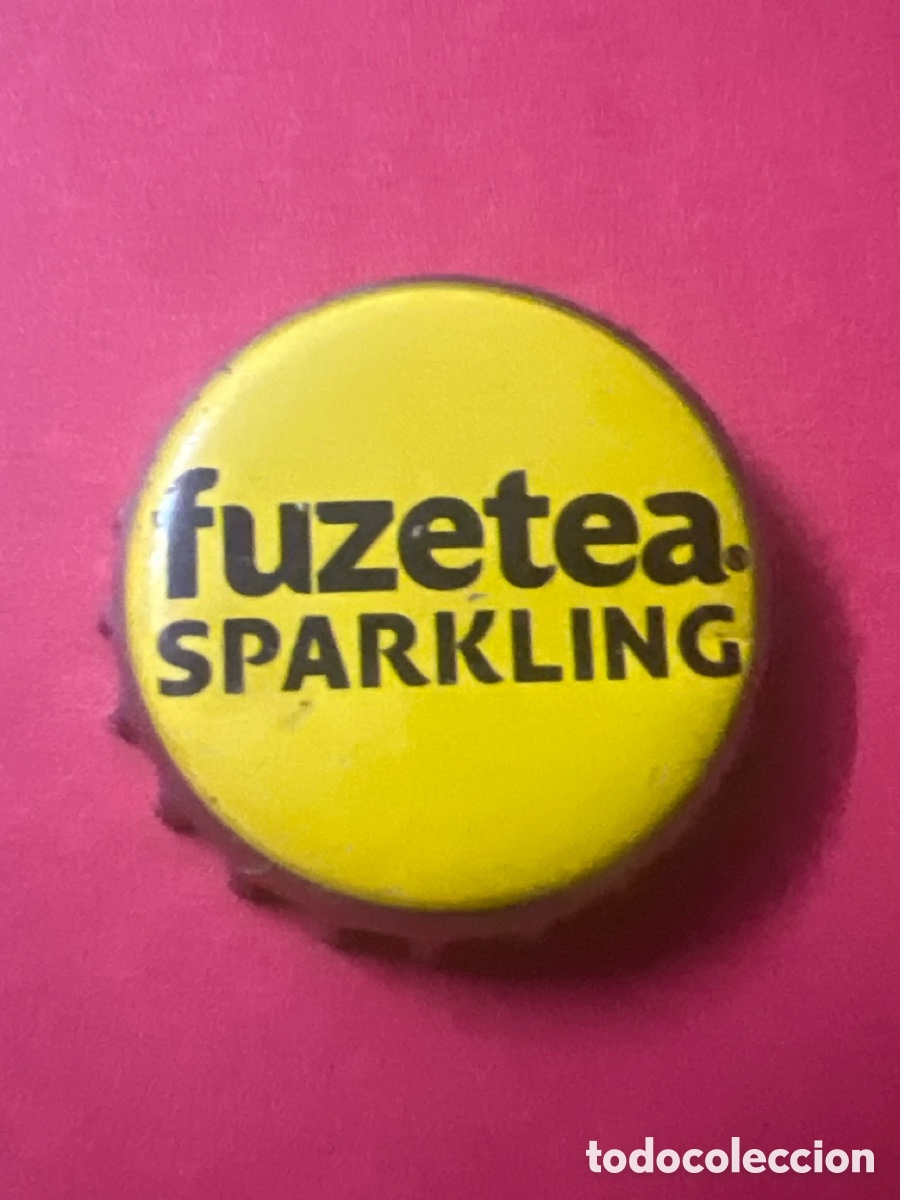 Otras Botellas y Bebidas Antiguas de colecci&oacute;n: T4/X58/O6. CHAPA SODA/ REFRESCO - FUZETEA SPARKLING