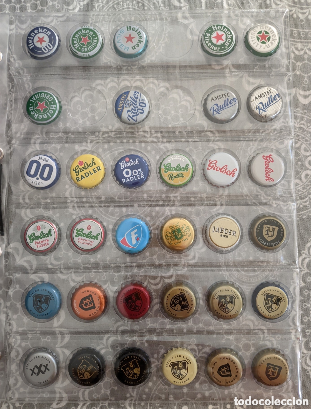Otras Botellas y Bebidas Antiguas de colecci&oacute;n: Chapas de corona a elegir (Pa&iacute;ses Bajos)