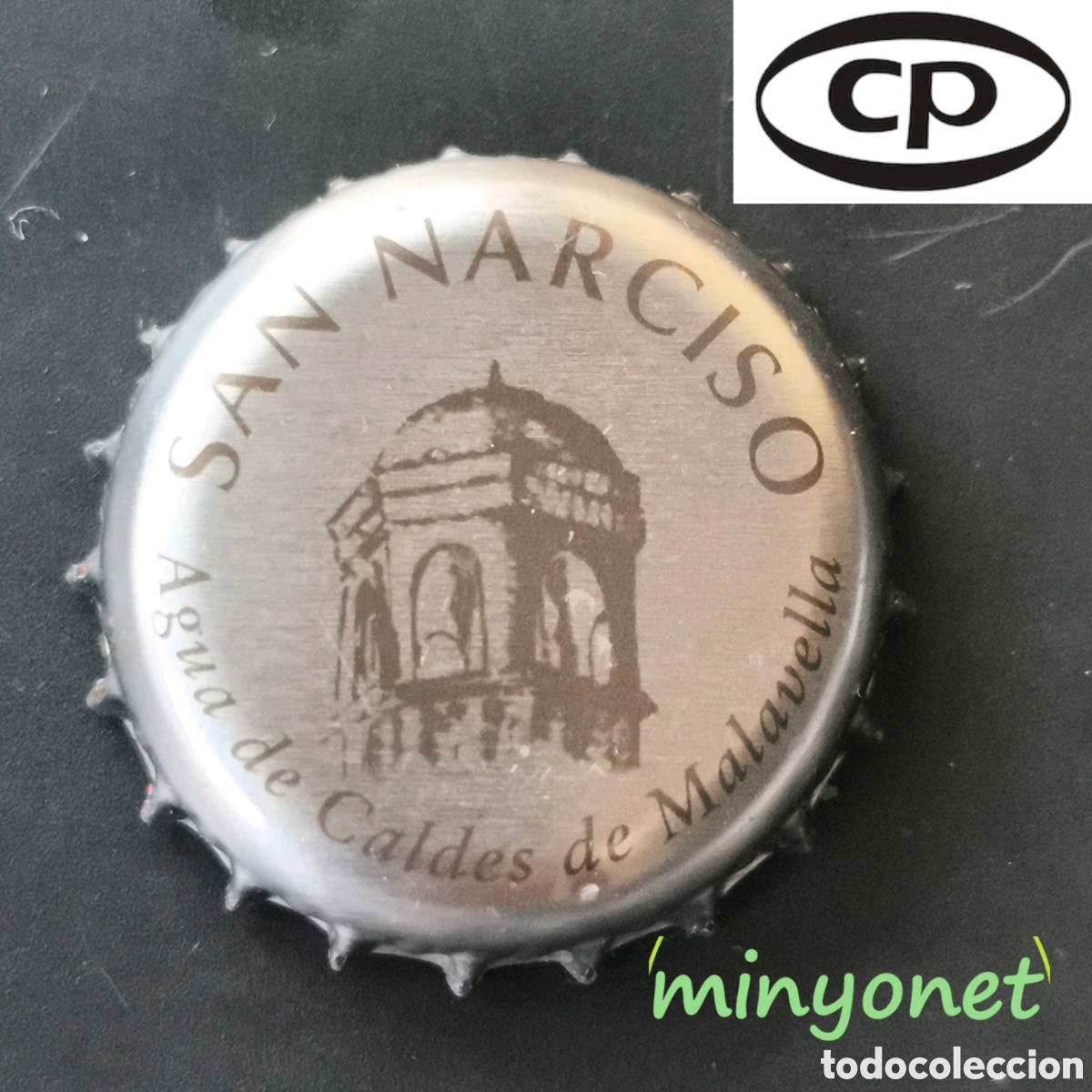 Otras Botellas y Bebidas Antiguas de colecci&oacute;n: Chapa o Tapon corona Agua San Narciso