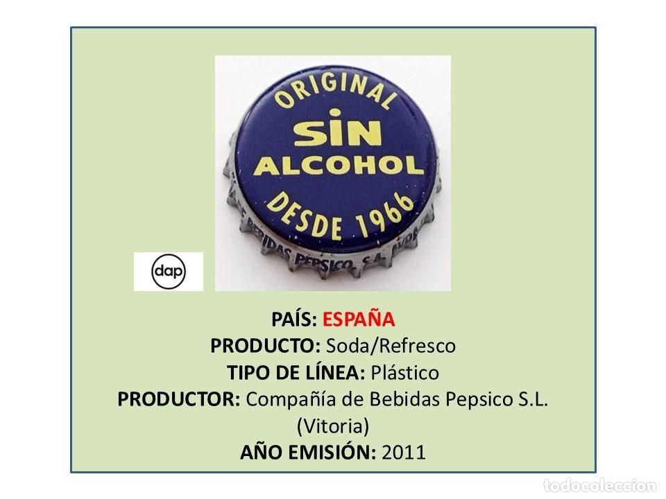 Otras Botellas y Bebidas Antiguas de colecci&oacute;n: TAPON CORONA CAPSULA CHAPA SODA/REFRESCO BITTER KAS (ESPA&Ntilde;A)