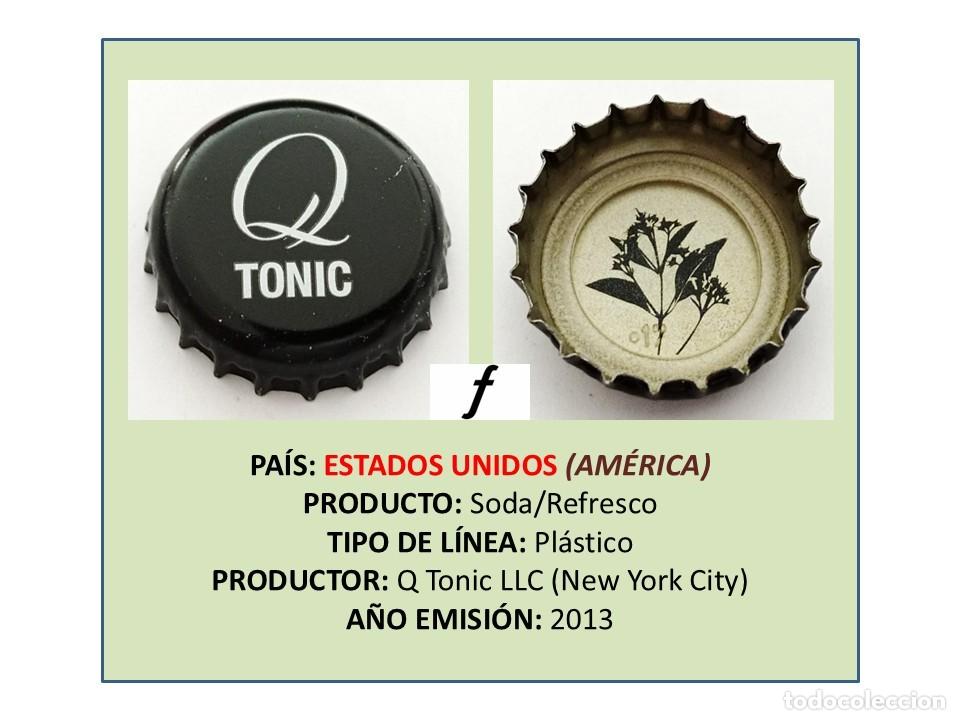 Otras Botellas y Bebidas Antiguas de colecci&oacute;n: TAPON CORONA CAPSULA CHAPA SODA/REFRESCO Q TONIC (ESTADOS UNIDOS)
