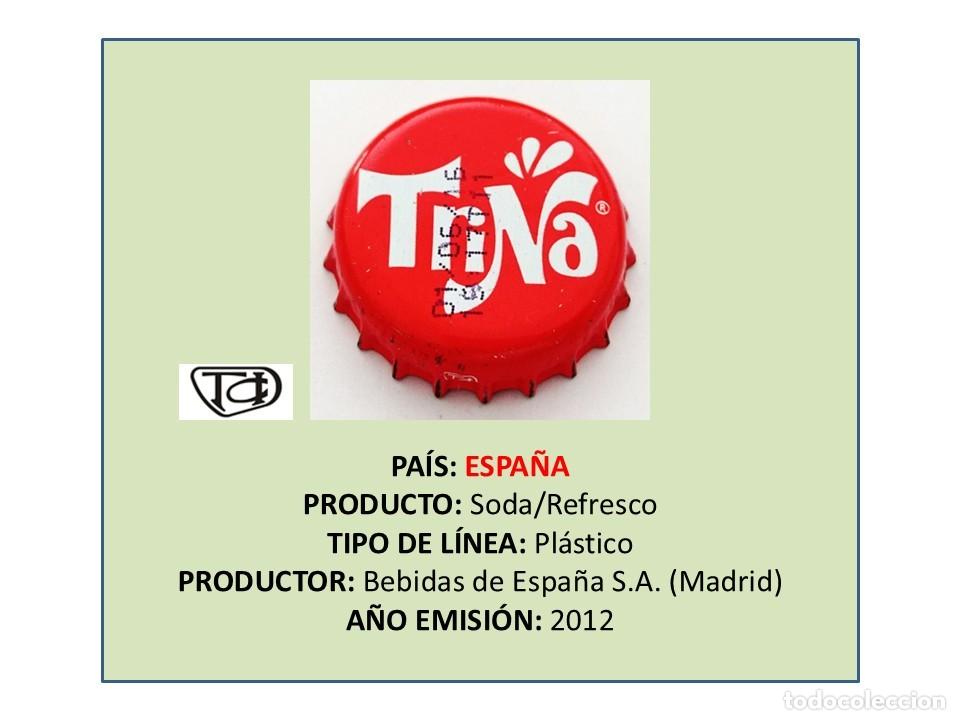 Otras Botellas y Bebidas Antiguas de colecci&oacute;n: TAPON CORONA CAPSULA CHAPA SODA/REFRESCO TRINA (ESPA&Ntilde;A)