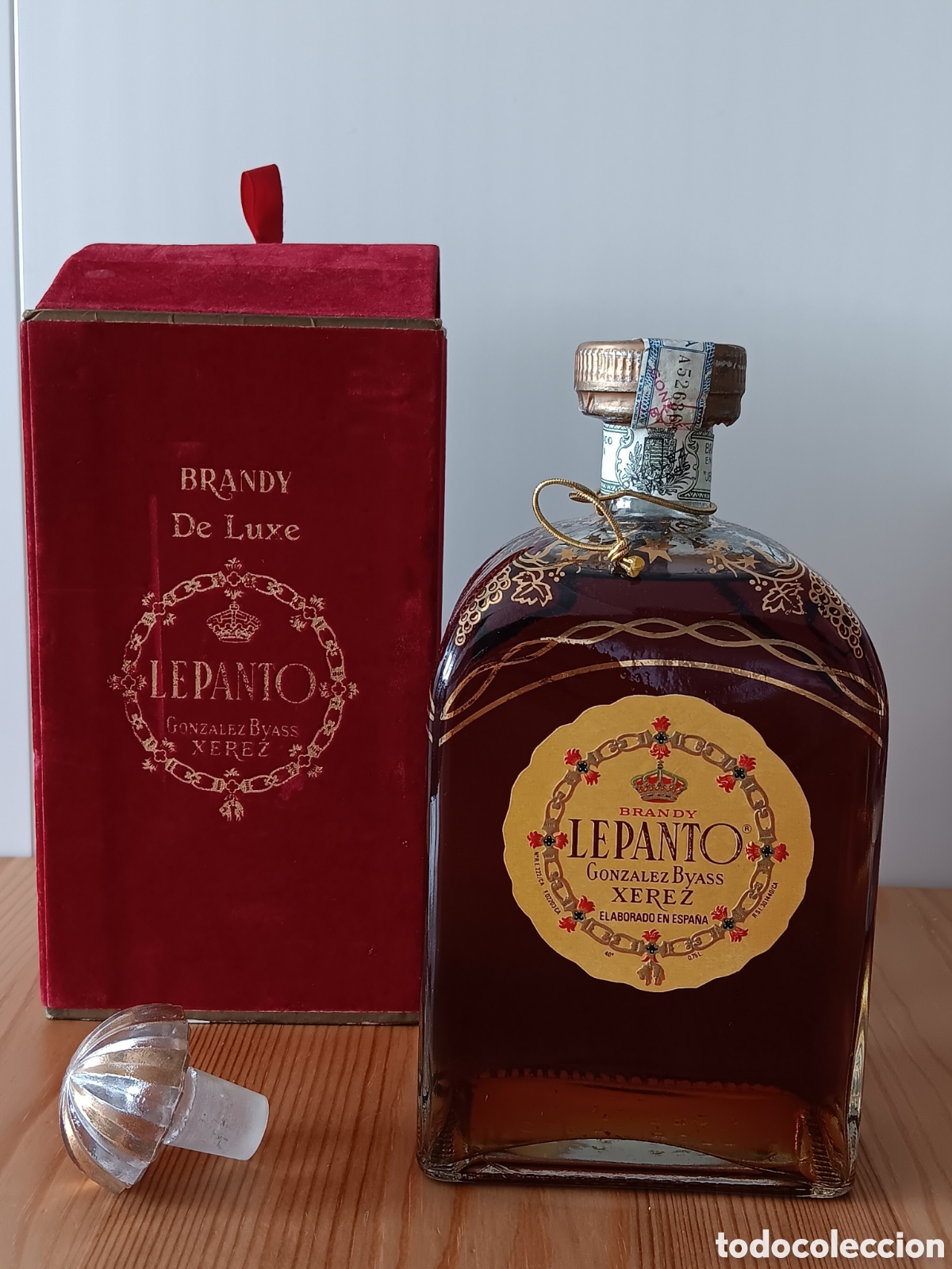 Otras Botellas y Bebidas Antiguas de colecci&oacute;n: Brandy de Jerez Lepanto Solera Gran Reserva &ndash; Edici&oacute;n Vintage (D&eacute;cada de 1970/1980) &ndash;