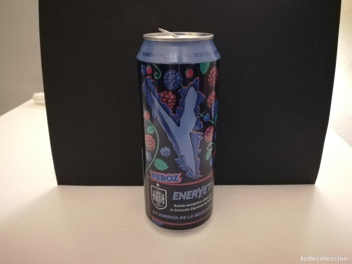 Otras Botellas y Bebidas Antiguas de colecci&oacute;n: LATA VACIA - BOTE BEBIDA ENERGETICA ENERYETI FEROZ FRUTAS DEL BOSQUE - OFICIAL SELECCION ESPA&Ntilde;OLA