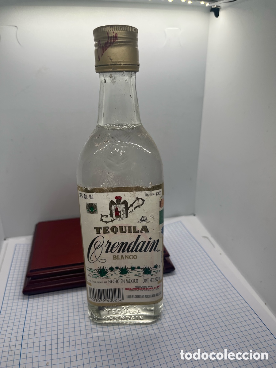 Otras Botellas y Bebidas Antiguas de colecci&oacute;n: BOTELLA DE TEQUILA &ldquo; ORENDAIN &ldquo; hecho en M&eacute;xico