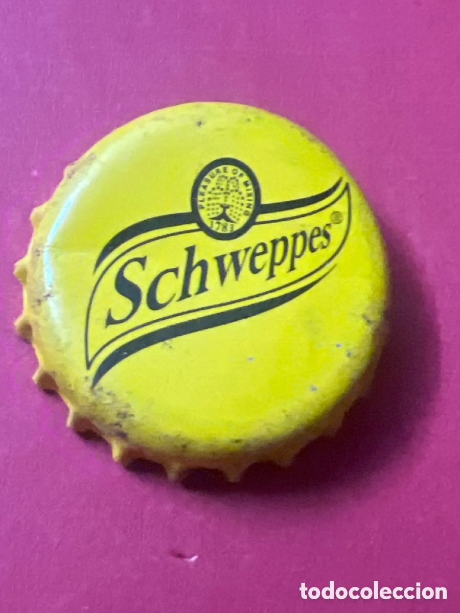 Collectionnisme d'Autres Bouteilles et Boissons : T4/X70/P4. CHAPA REFRESCO - SCHWEPPES