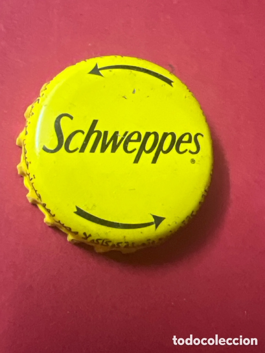 Otras Botellas y Bebidas Antiguas de colecci&oacute;n: T4/X69/E5. REFRESCO TAPPI BOTTLE CAP CAPSULE CHAPA TONICA SCHWEPPES. EGIPTO