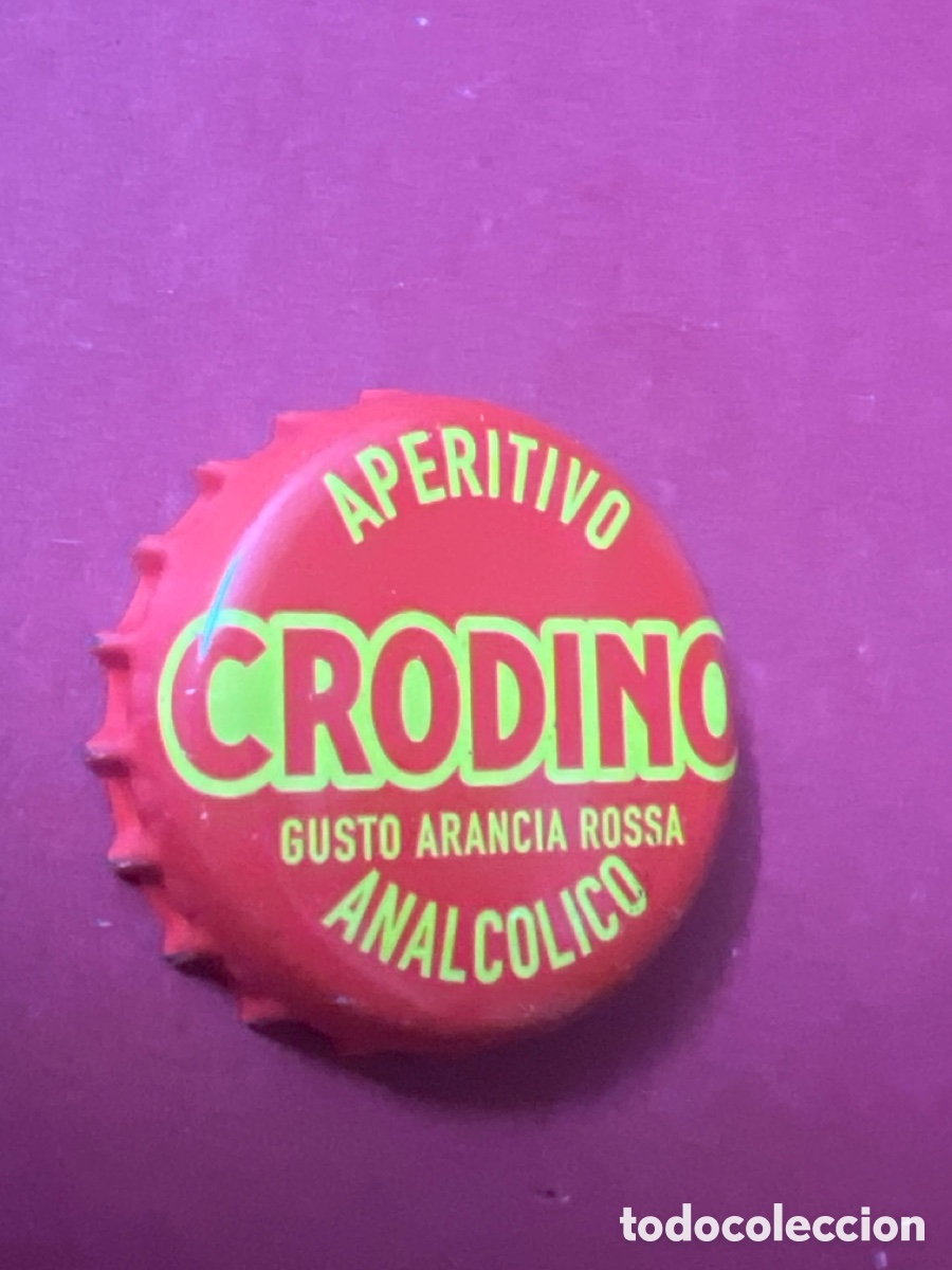 Otras Botellas y Bebidas Antiguas de colecci&oacute;n: T4/X69/E6. TAPON CORONA CAPSULA CHAPA SODA/REFRESCO CRODINO ANALCOLICO (ITALIA)