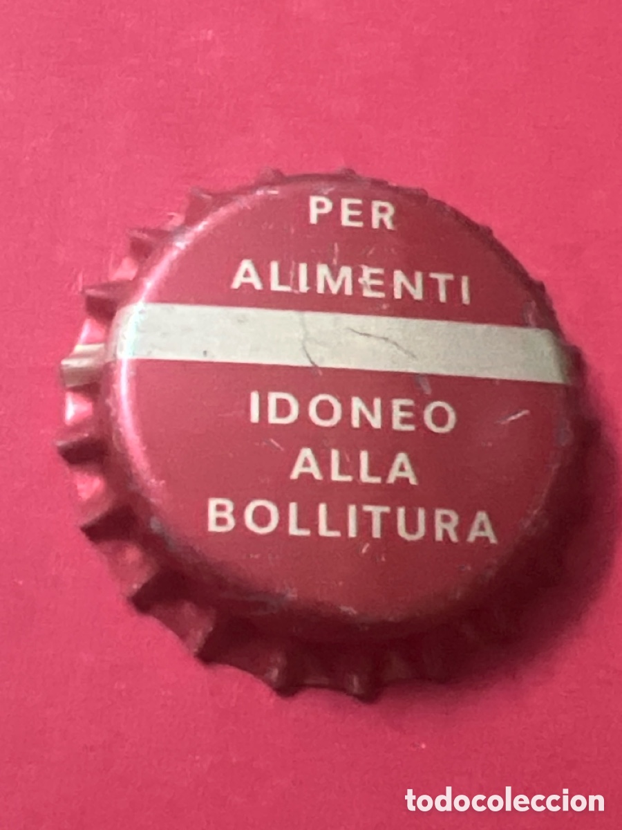 Otras Botellas y Bebidas Antiguas de colecci&oacute;n: T4/X69/L4. Chapa de uso casero - Per Alimenti Idoneo Alla Bollitura