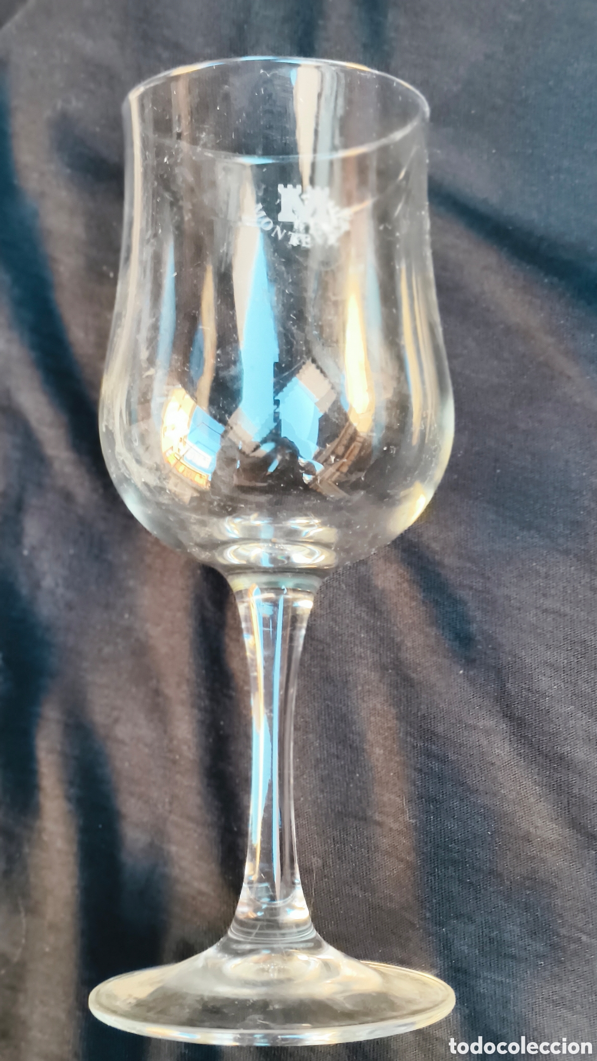 Otras Botellas y Bebidas Antiguas de colecci&oacute;n: Copa cristal nueva vino monteviejo cari&ntilde;ena Zaragoza Arag&oacute;n