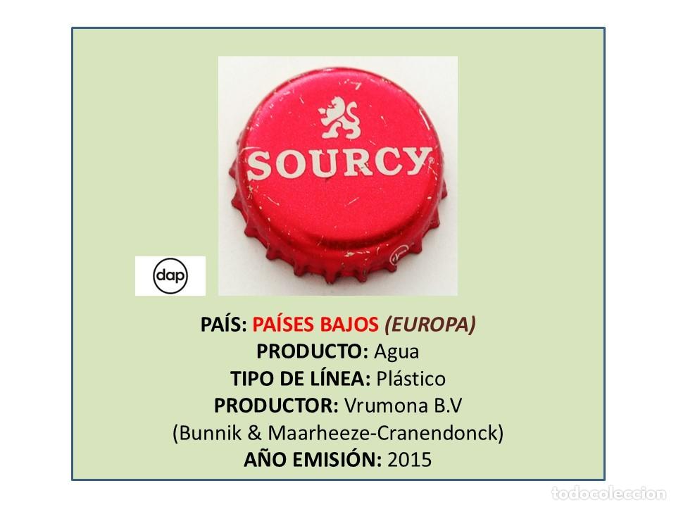 Otras Botellas y Bebidas Antiguas de colecci&oacute;n: TAPON CORONA CAPSULA CHAPA AGUA SOURCY (PA&Iacute;SES BAJOS)