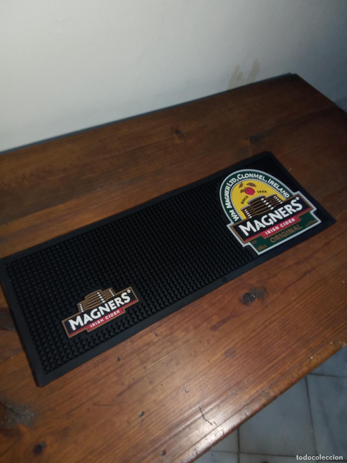 Otras Botellas y Bebidas Antiguas de colecci&oacute;n: ALFOMBRILLA PUBLICITARIA DE SIDRA MAGNERS