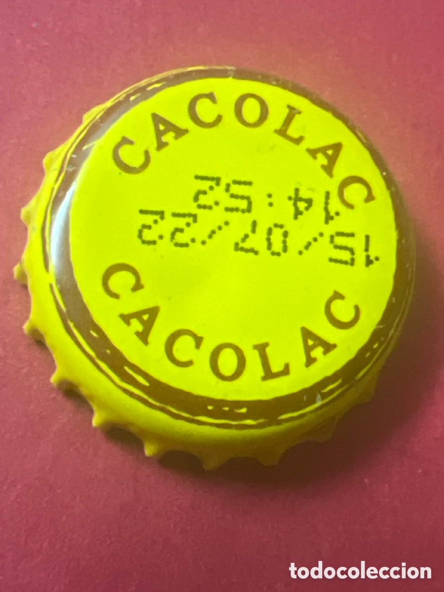 Otras Botellas y Bebidas Antiguas de colecci&oacute;n: T4/X61/D4. CHAPA LECHE/DERIVADOS - Cacolac
