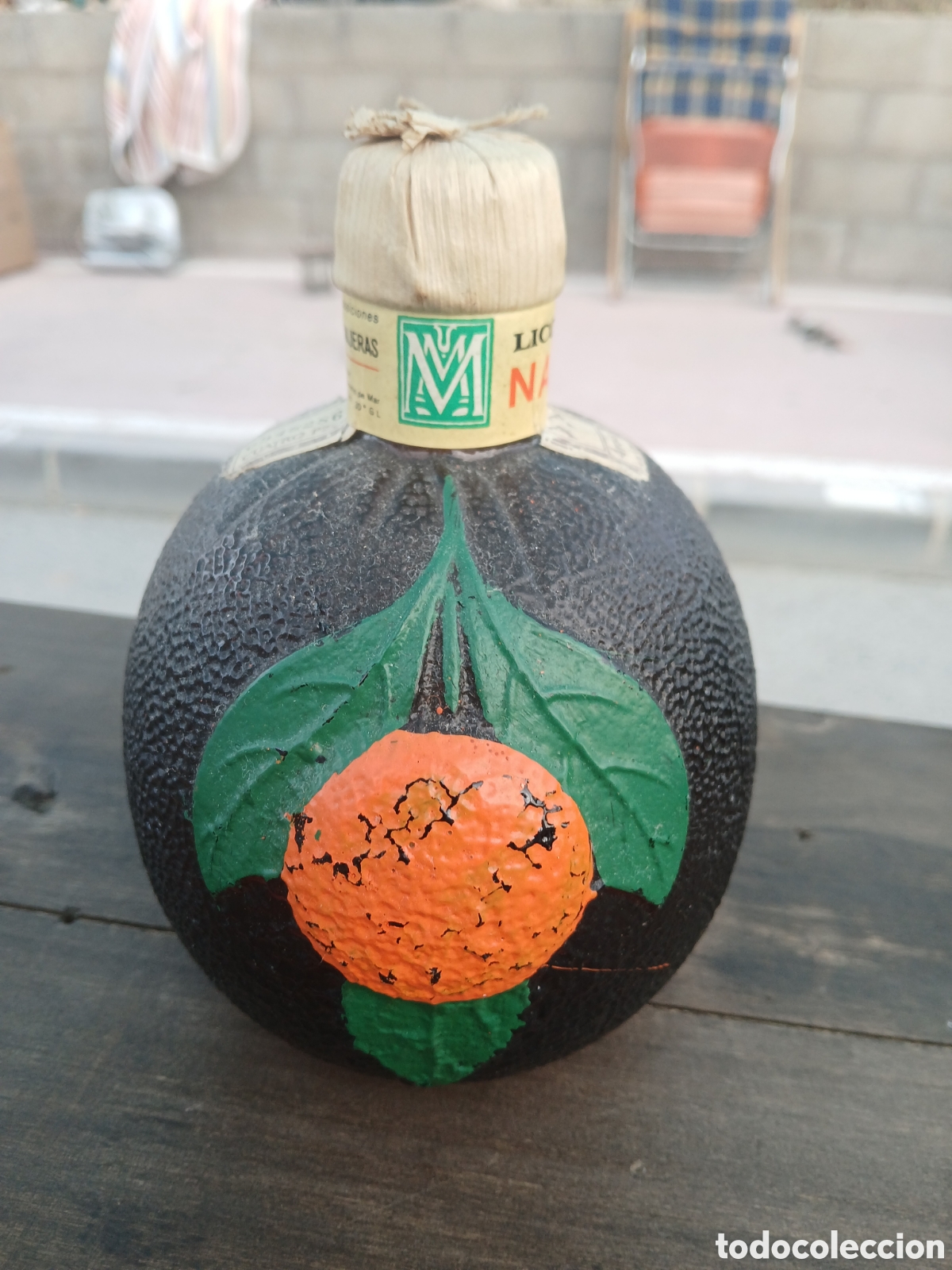Otras Botellas y Bebidas Antiguas de colecci&oacute;n: LICOR CREMA DE NARANJA DESTILERIAS MOLLFULLEDA CALISAY.