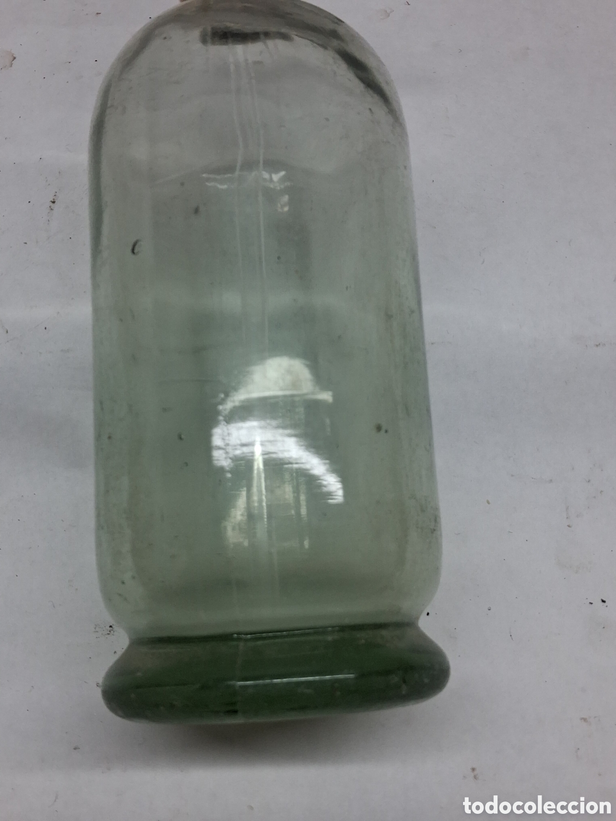 Otras botellas y bebidas antiguas de colecci&oacute;n: Sif&oacute;n Oderiz Pamplona - Foto 5