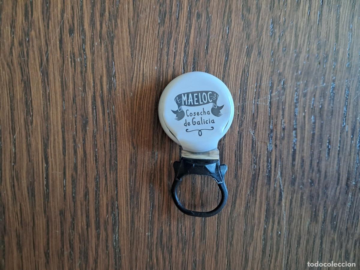 Otras Botellas y Bebidas Antiguas de colecci&oacute;n: chapa tirador de sidra, Maeloc, cosecha de Galicia.