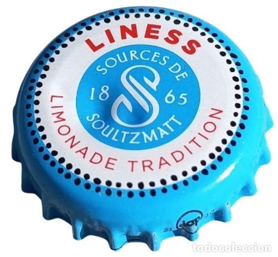 Otras Botellas y Bebidas Antiguas de colecci&oacute;n: Francia Capsule Crown Cap Limonade Tradition Liness Sources de Soultzmatt RP554 tap&oacute;n corona