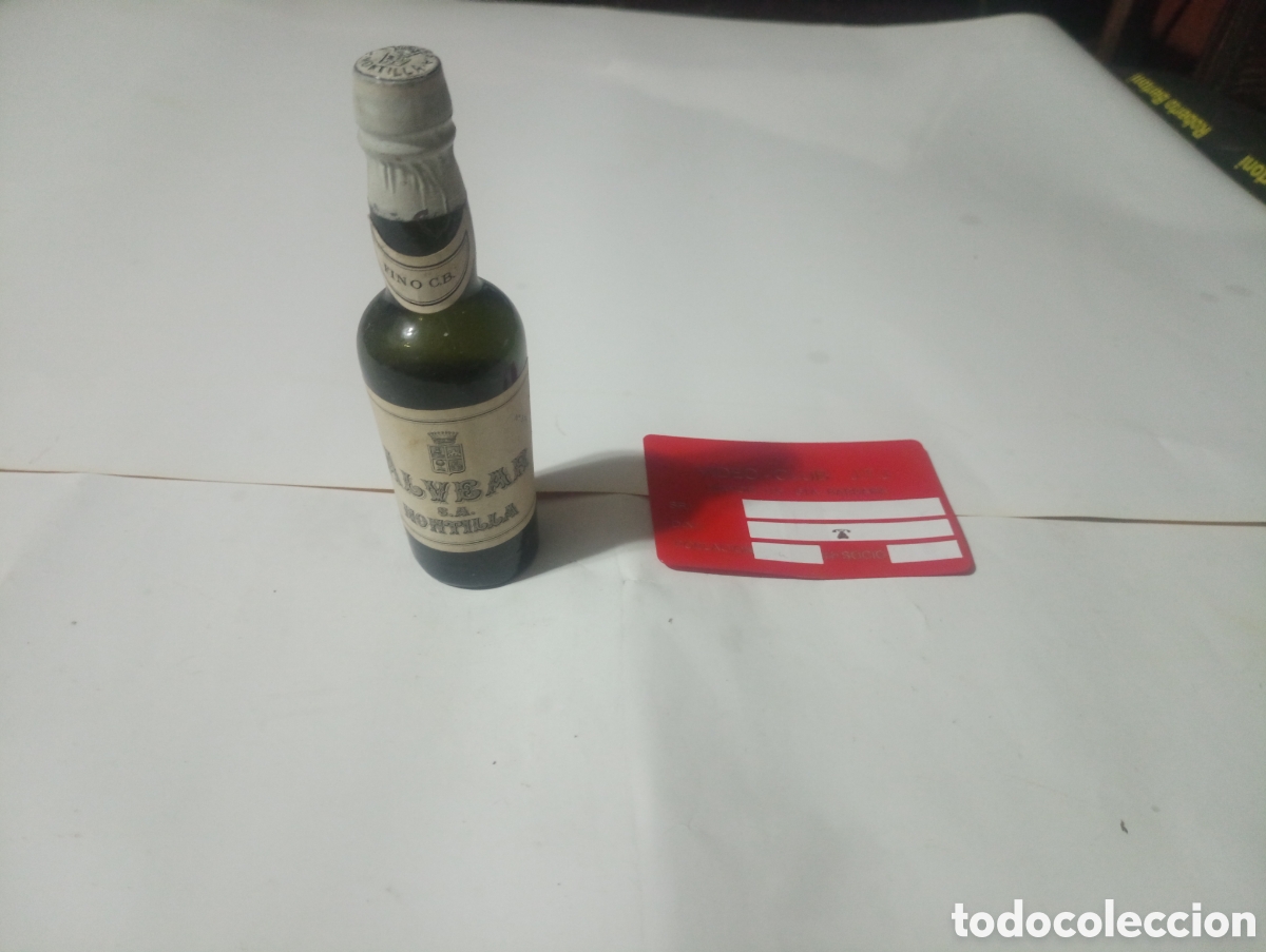 Otras Botellas y Bebidas Antiguas de colecci&oacute;n: Botell&iacute;n Alvear sa montilla