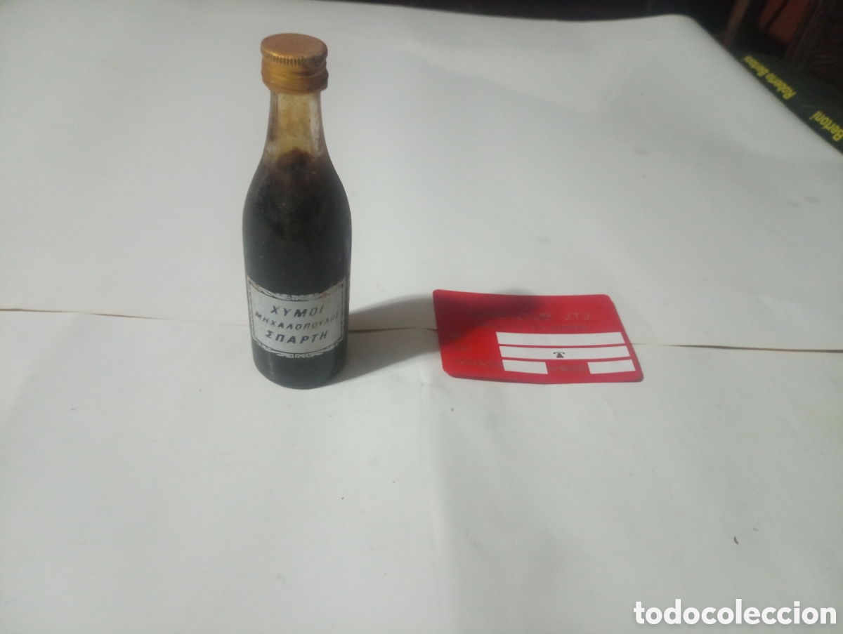 Otras Botellas y Bebidas Antiguas de colecci&oacute;n: Botell&iacute;n xymoi enapth mhxaadnoyade