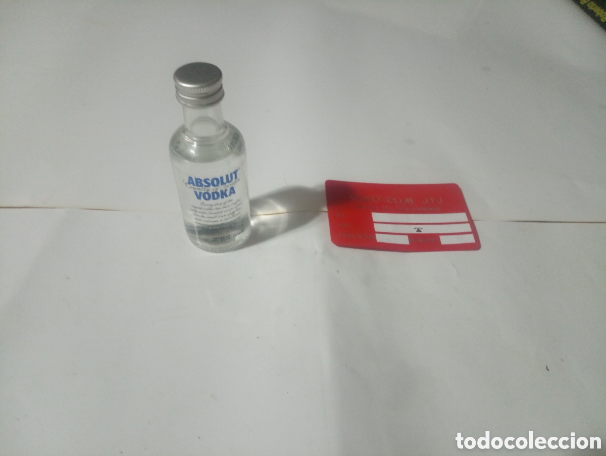 Otras Botellas y Bebidas Antiguas de colecci&oacute;n: Botell&iacute;n absolut wodka