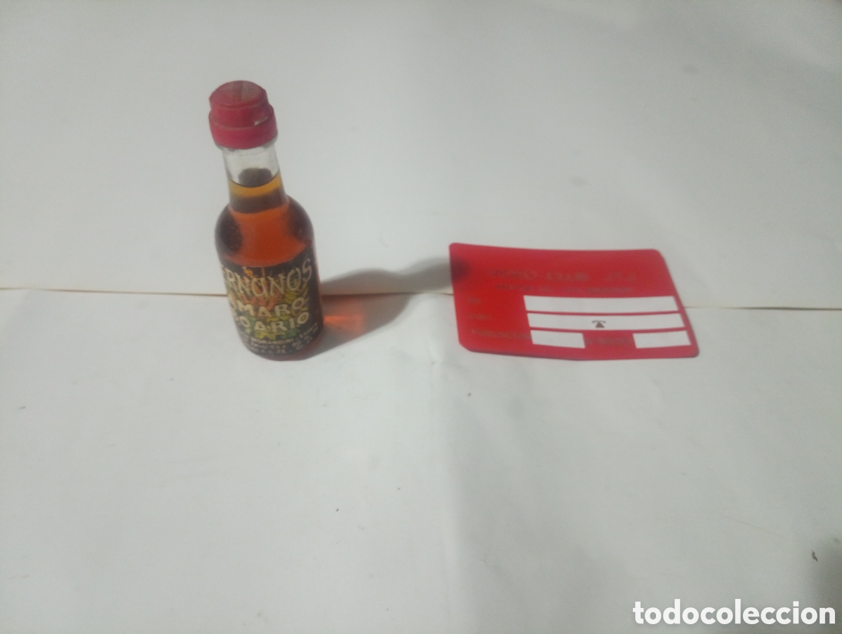 Otras Botellas y Bebidas Antiguas de colecci&oacute;n: Botell&iacute;n kernunos amaro boario