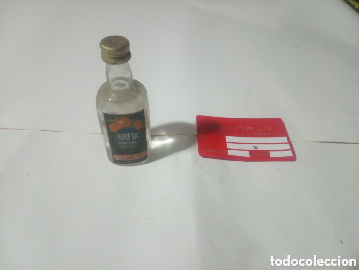 Otras Botellas y Bebidas Antiguas de colecci&oacute;n: Botell&iacute;n bardinet triple seco