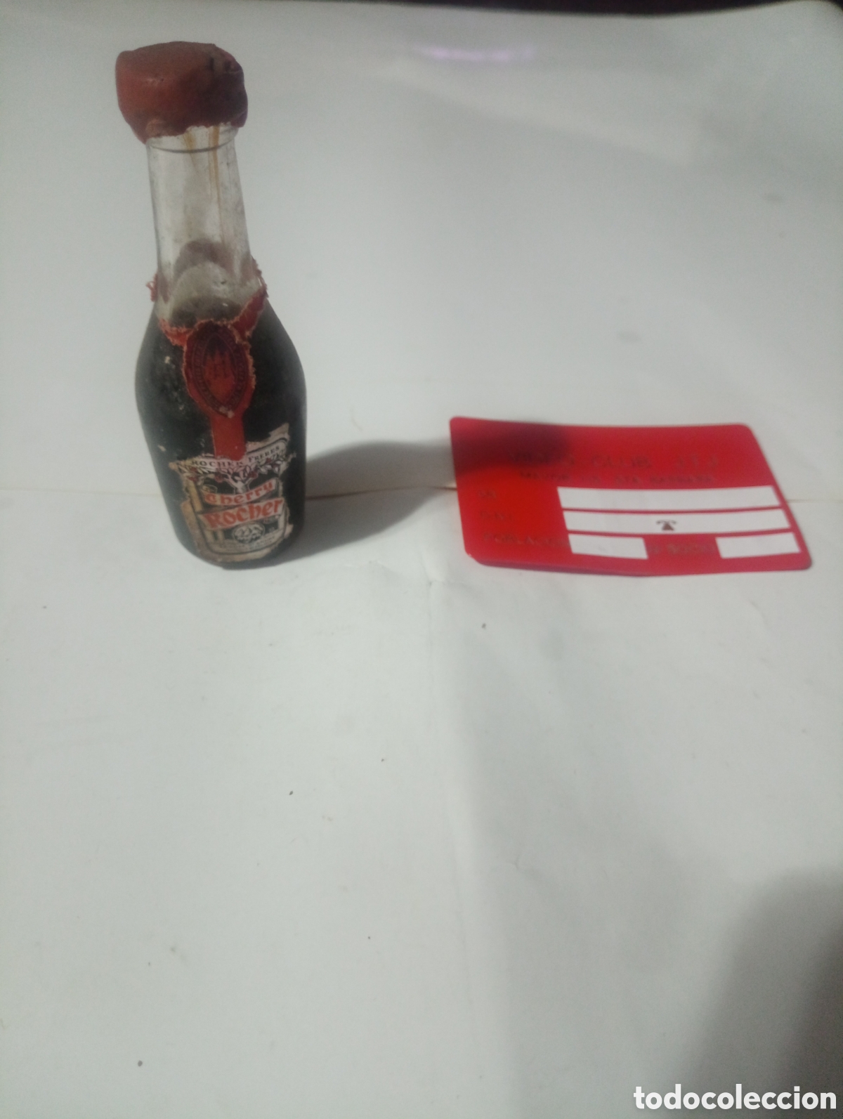 Otras Botellas y Bebidas Antiguas de colecci&oacute;n: Botell&iacute;n cherry rocher