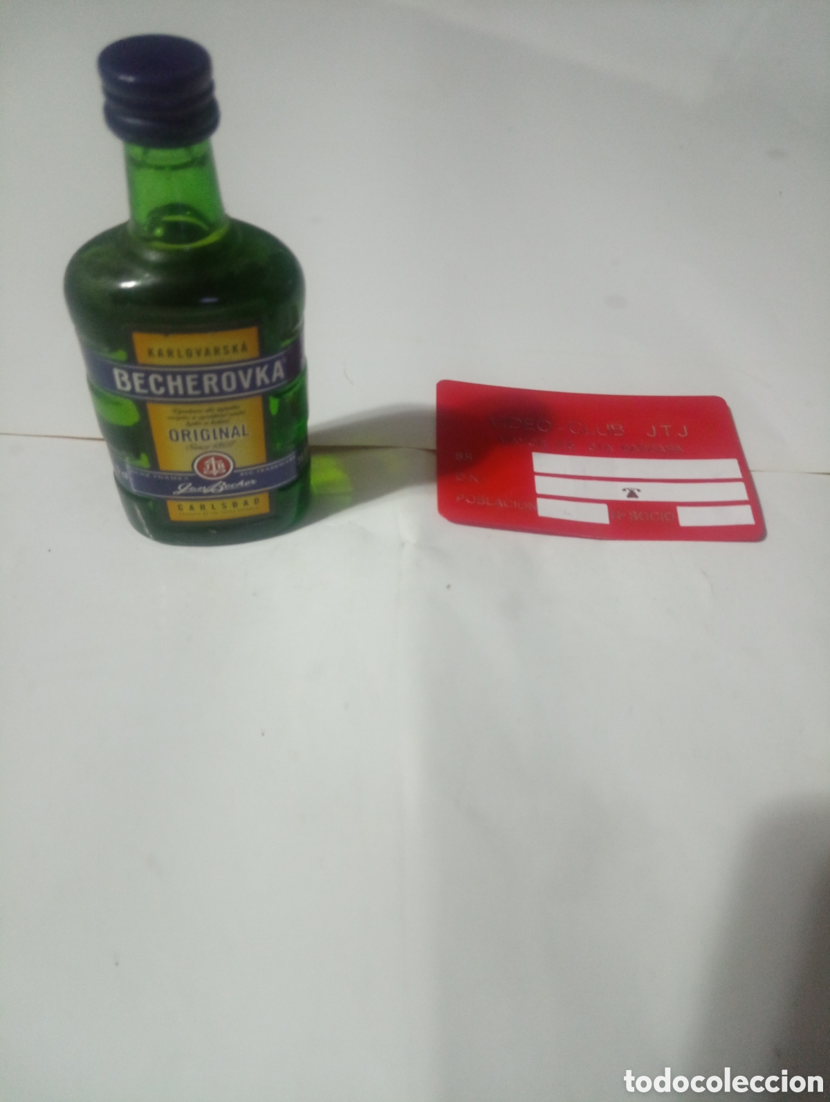 Otras Botellas y Bebidas Antiguas de colecci&oacute;n: Botell&iacute;n becherovka original